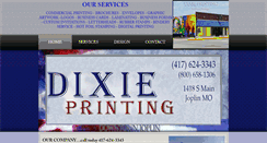 Desktop Screenshot of dixieprintingjoplin.com